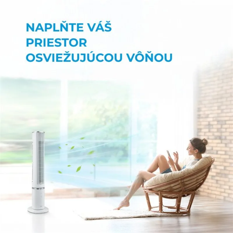 MIDEA Aroma Smart ventilátor MFZ402R0BPW, odnim. DO, teplotný senzor, 4…