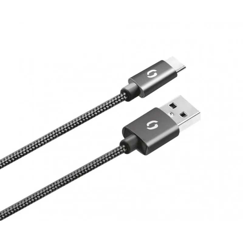 ALIGATOR PREMIUM 2A kábel, USB-C, čierny DATKP26