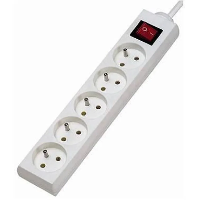 Konnoc DX-5FS 5m pětizásuvka s vypínačem 434312,00