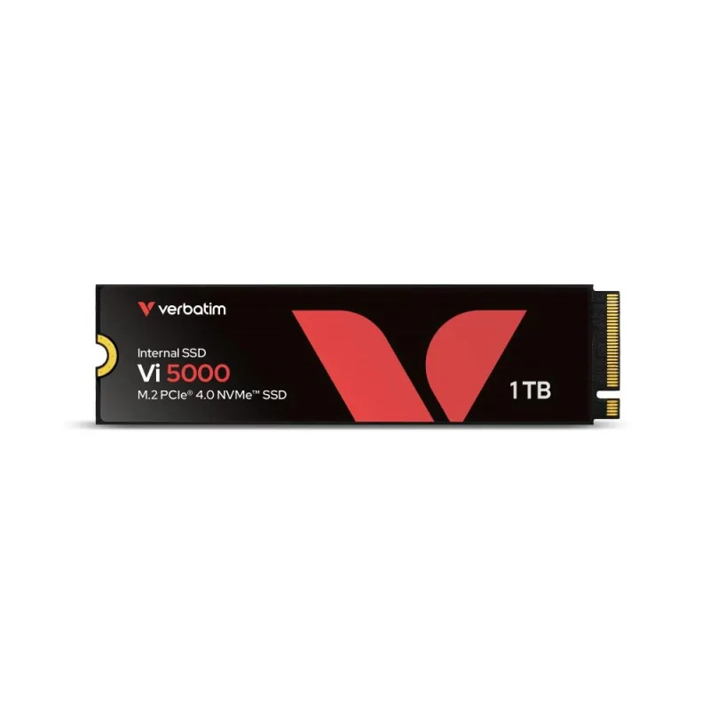 VERBATIM SSD Vi5000 Internal PCIe NVMe M.2 SSD 1TB , W 4500/ R 5000 MB/…