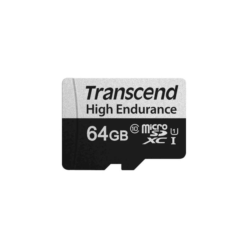 Karta TRANSCEND MicroSDXC 64GB 350V, vysoká odolnosť TS64GUSD350V
