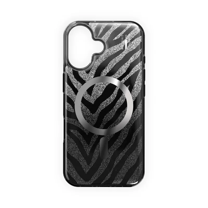 iDeal Fashion Clear Case MagSafe iPhone 16 Zebra Mystique IDCLCMS-I2461…
