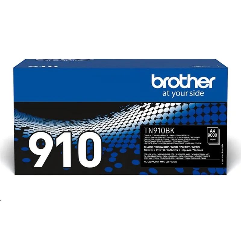 Toner BROTHER TN-910BK pre HLL-9310CDW/ MFC-L9570CDW, 9.000 strán, …