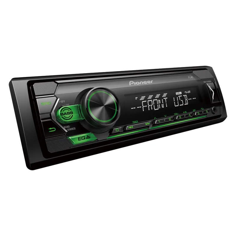 Pioneer MVH-S120UBG autorádio s USB zelené MVH-S120UBG