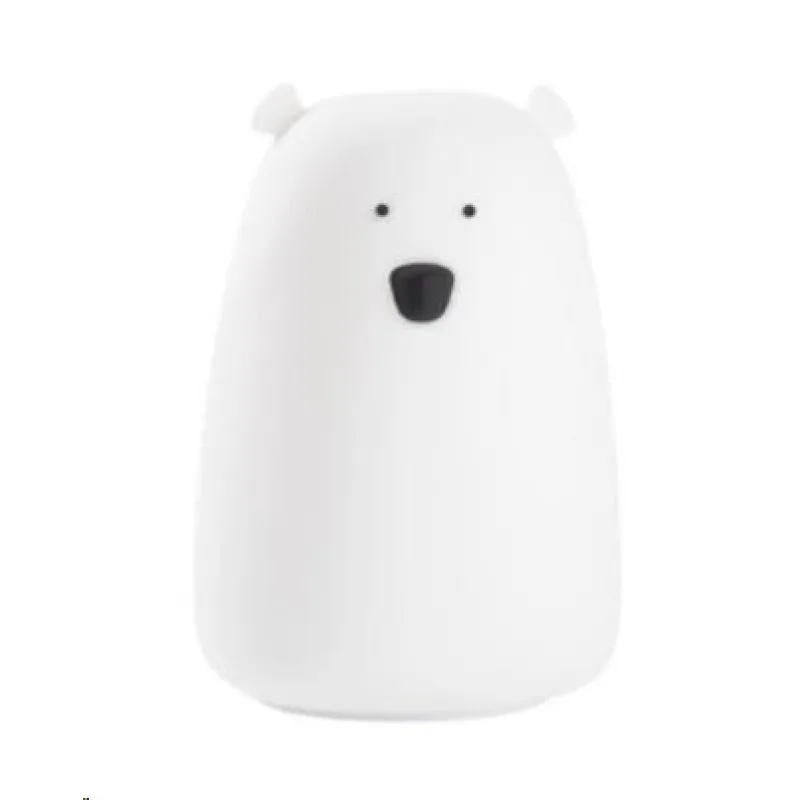 Rabbit & Friends Dotyková lampička medvídek | Bílá 5073/BIL