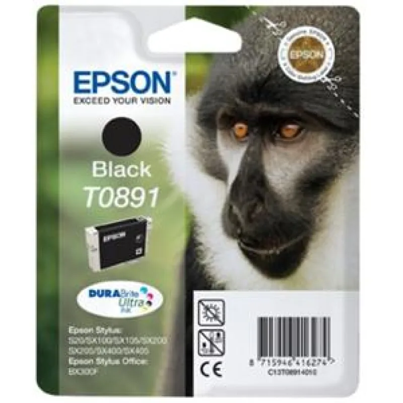 EPSON Black Ink Cartridge SX10x 20x 40x (T0891) C13T08914011
