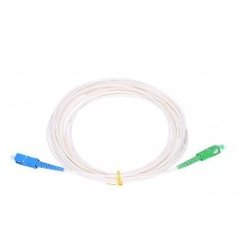 SC/ APC - SC/ UPC simplex 9/ 125 SM 0, 5 arm.biely 3mm B3 LSZH 04105