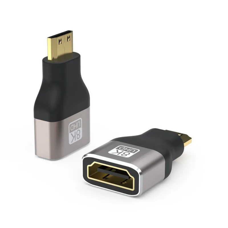 PREMIUMCORD Adapter 8K HDMI Typ A - mini HDMI Typ C, kovová, pozlacená…