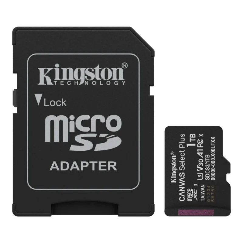 Kingston Canvas Select Plus/ Micro SDXC/ 1TB/ UHS-I U3 / Class 10/ +…