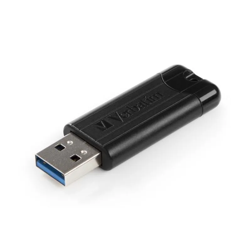 VERBATIM Flash disk 256 GB PinStripe USB 3.0, čierna 49320
