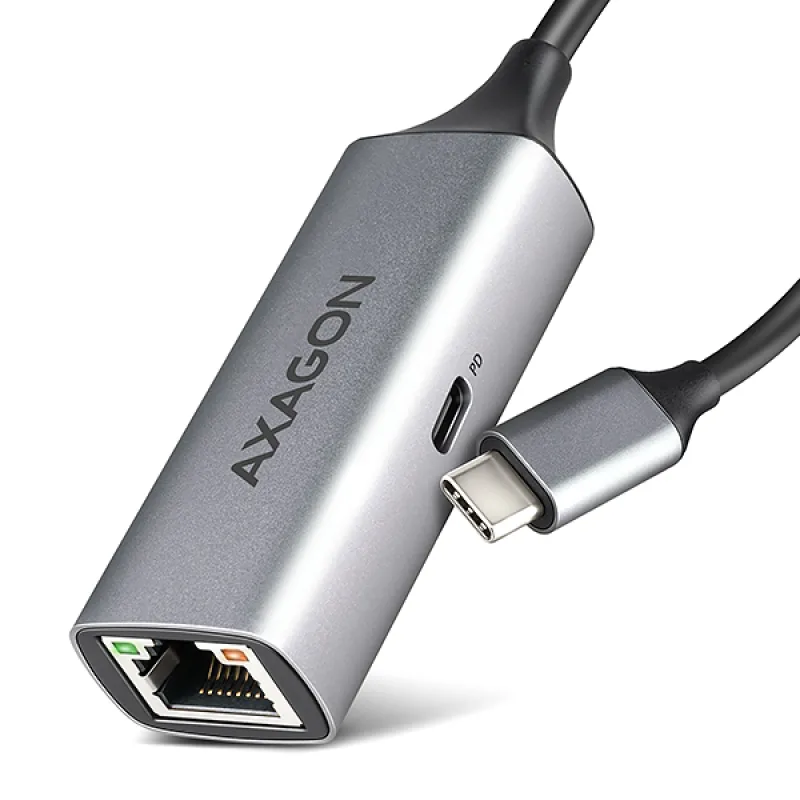 AXAGON ADE-TXPD, USB-C 3.2 Gen 1 - Gigabit Ethernet sieťová karta, Asix…