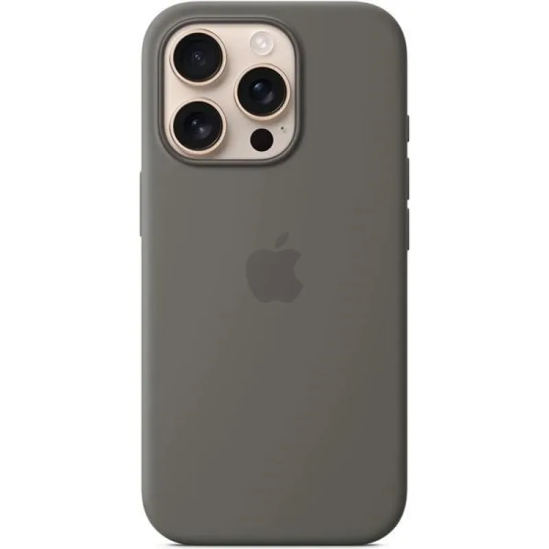 iPhone 16 Pro Silicone Case with MS - Stone Gray MYYL3ZM/A