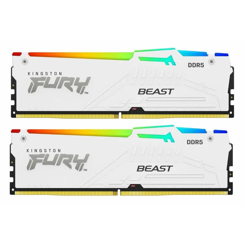 KINGSTON DIMM DDR5 32GB (Kit of 2) 6000MT/ s CL30 Non-ECC FURY Beast RGB…