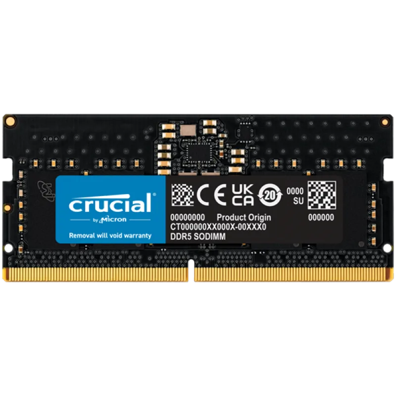 Crucial 8GB DDR5 5600MHz CL46 SODIMM Crucial CT8G56C46S5