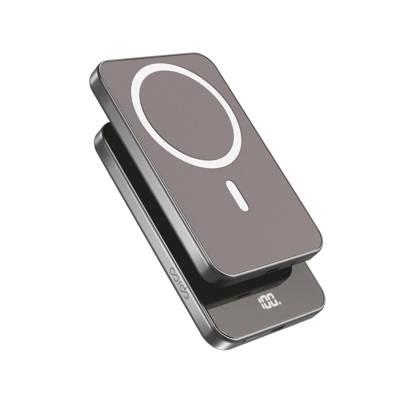 Epico 5000mAh Alu Mag+ powerbanka EM45 - titánová 9915111900117