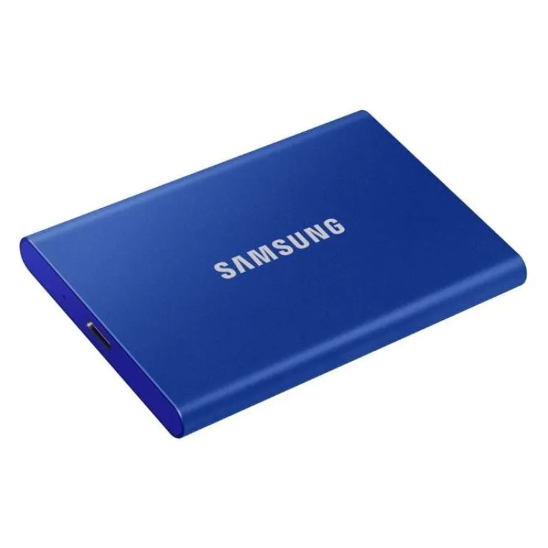 SAMSUNG Portable SSD T7 2TB / USB 3.2 Gen 2 / USB-C / Externí / Modrá (MU-PC2T0H/WW)