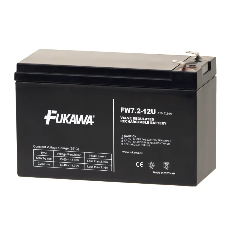 Akumulátor FUKAWA FW 7.2-12 F2U (12V 7, 2Ah/ 7Ah) 11509