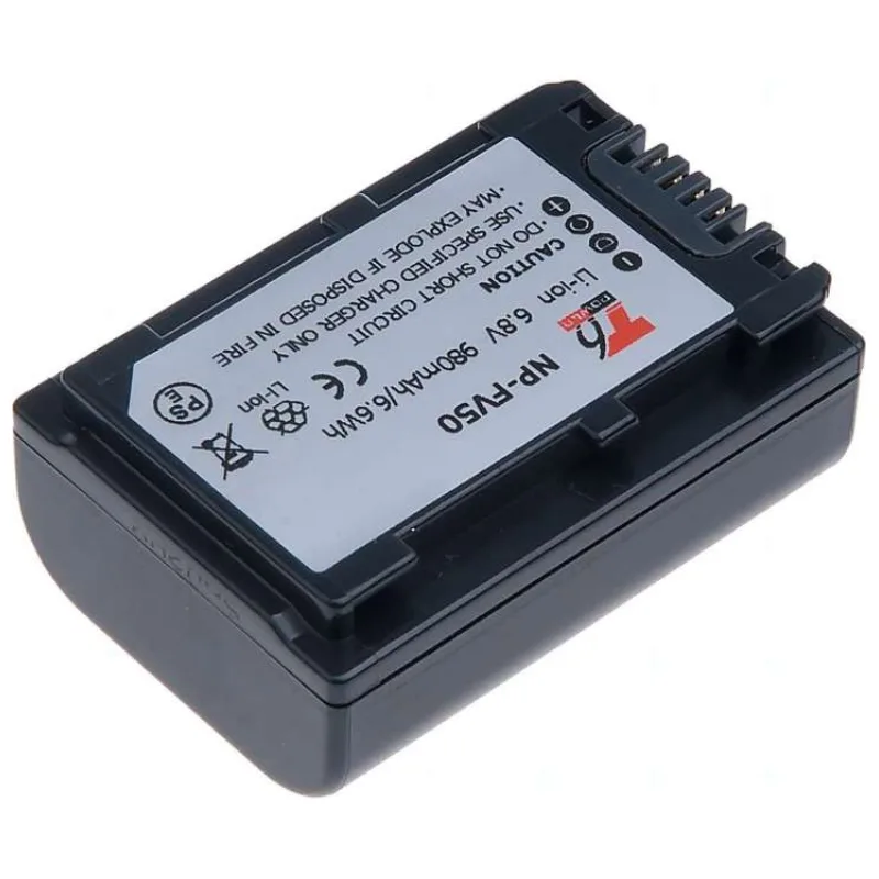 Batéria T6 Power Sony NP-FV50, NP-FV30, 1030mAh, 7Wh, sivá (VCSO0053)