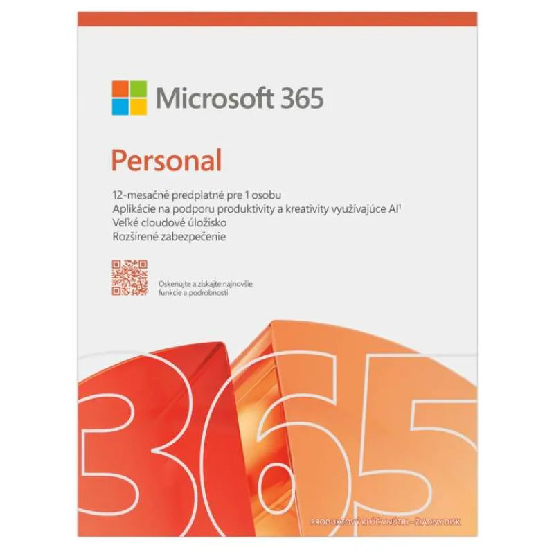 Microsoft 365 pro jednotlivce SK (1 rok) (EP2-32462)