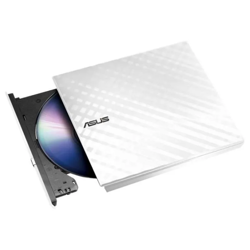 ASUS SDRW-08D2S-U LITE/WHITE/ Externí slim/ DVD-RW/ bílá/ USB (90-DQ0436-UA221KZ)
