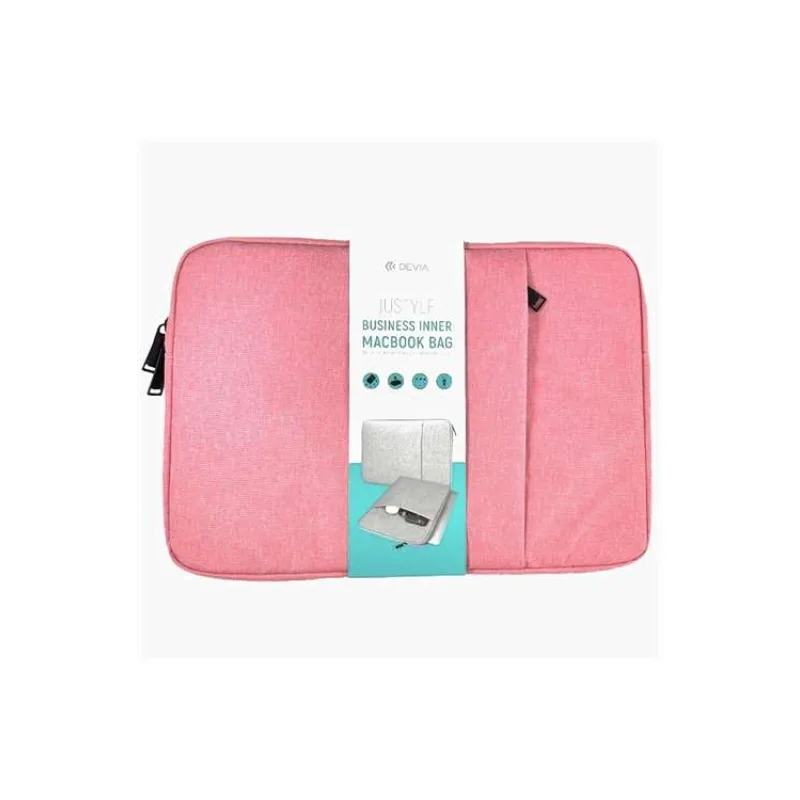 Devia puzdro Justyle pre Macbook Pro 16" M1/M2/M3/M4 - Pink (6938595348495)