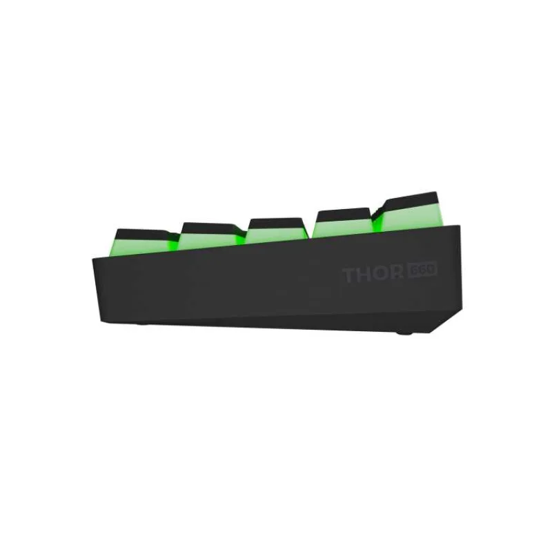 Genesis herná klávesnica THOR 660 G2/Bezdrôtová USB + Bluetooth/US layout/Biela (NKG-2197)