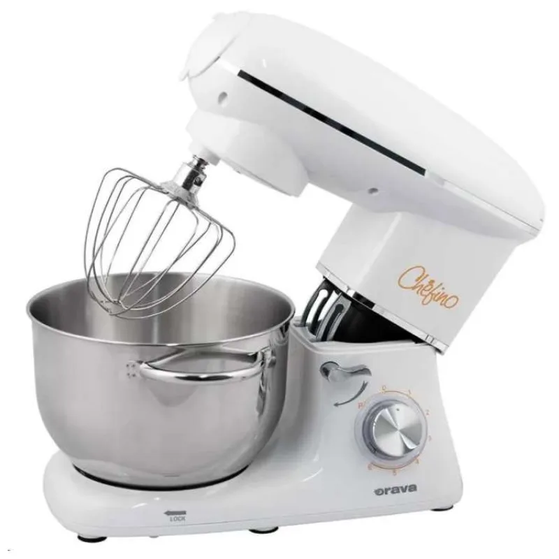 Orava multifunkční kuchyňský robot, 1400 W, 6 rychlostí a režim Pulse, planetární systém (Chefino-M)