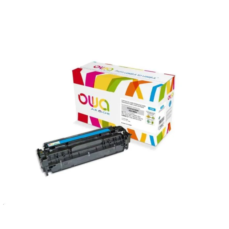 OWA Armor toner pre HP Color Laserjet CP2020, CP2025, CM2320, CM2720, 2800 strán, CC531A, modrá/cyan (K15133OW)