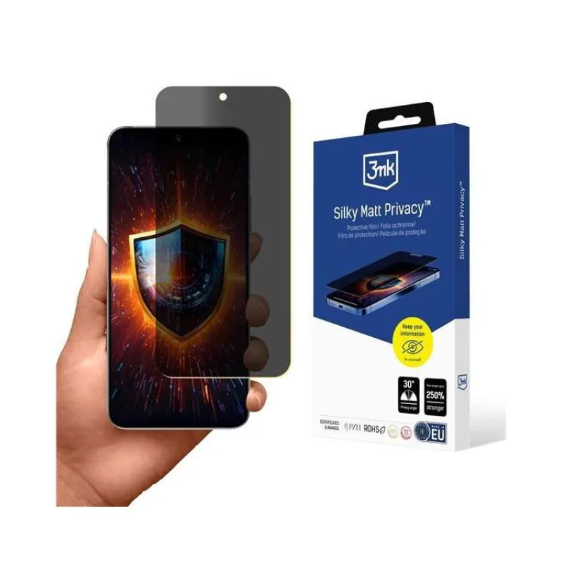 3mk ochranná folie Silky Matt Privacy pro Oppo Reno 14 Pro (5903108667630)