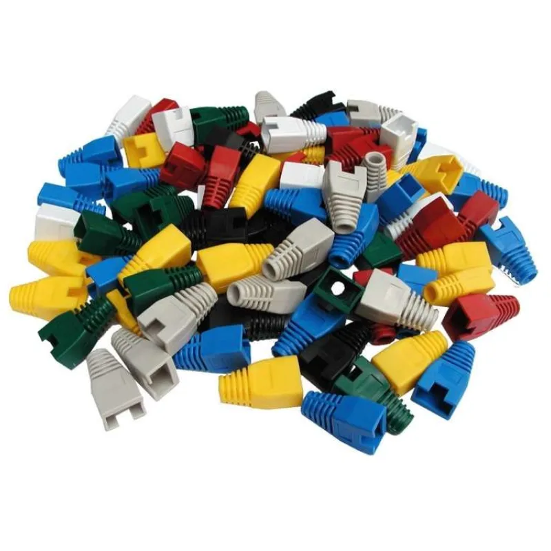 DATACOM ochrana pro plug RJ45 s výřezem červený (4334)