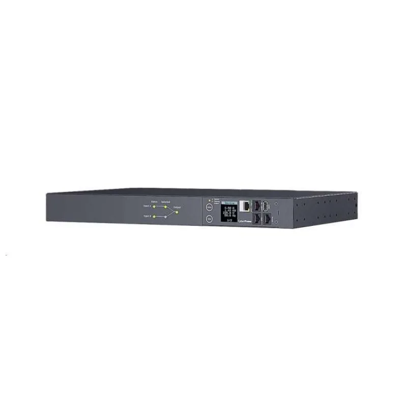 CyberPower Rack ATS Switched PDU, 1U, 10A, (12)C13, IEC-320 C14 (2) (PDU44004)