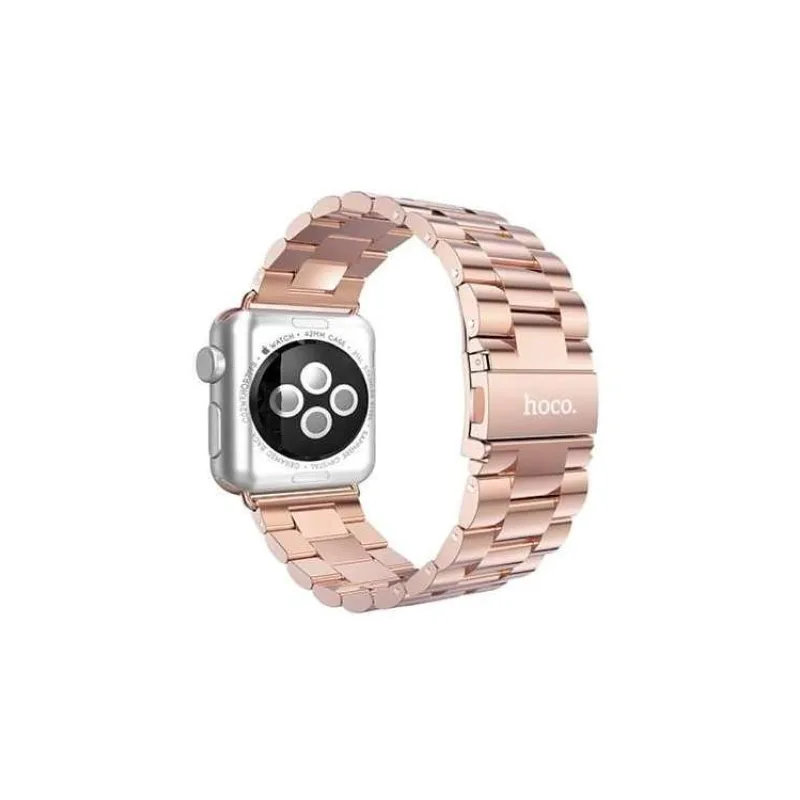 HOCO remienok Premium Edition pre Apple Watch 42/44/45 mm - Rose Gold (HMPE-RG-42)