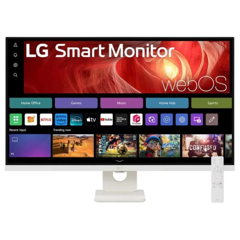 LG 32U721SA-W 32"W VA 3820x2160 5ms 5M:1 250cd HDMI USB-C(60W) Smart WebOS (32U721SA-W.AEU)