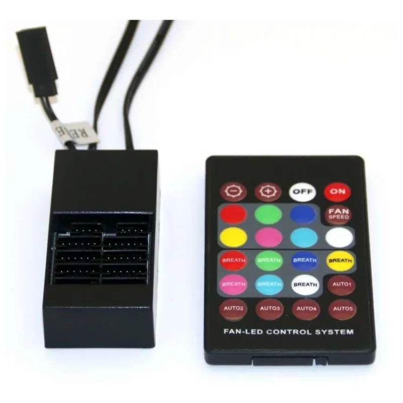 EUROCASE controller + dálkový ovladač pro RGB ventilátor (CB-RC-VENst)