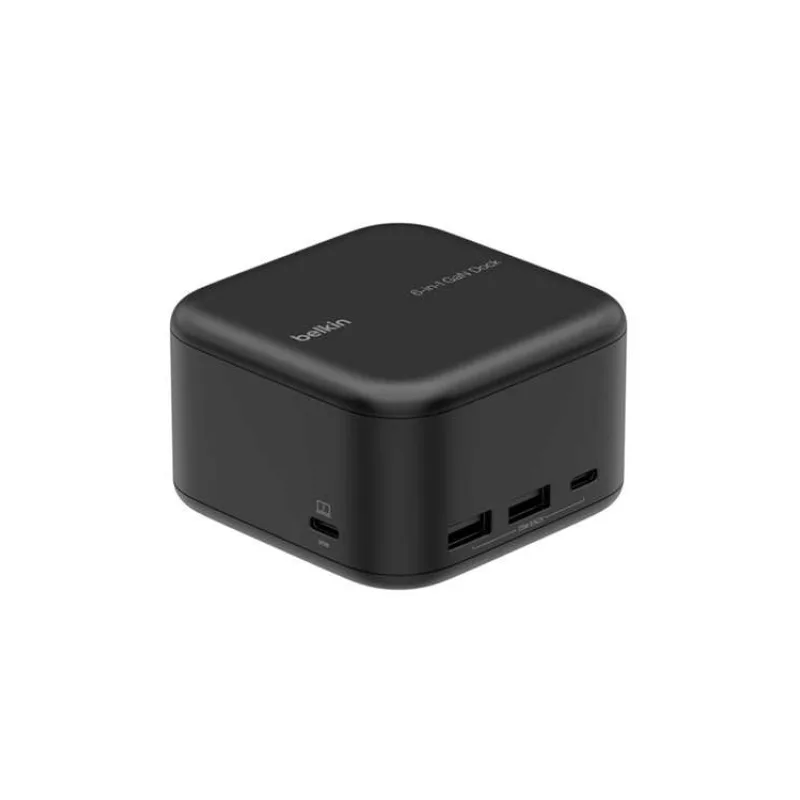 Belkin Connect USB-C 6-in-1 Core GaN Dock 130W - Black (INC018vfBK)