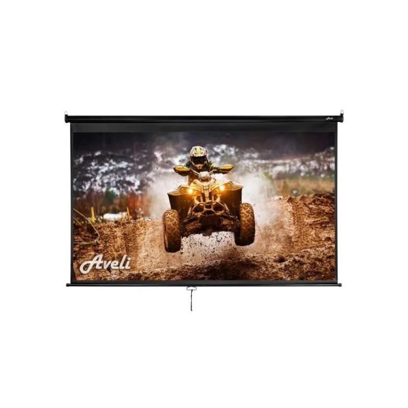 Nástenné projekčné plátno AVELI, 265x149cm (16:9) 120", čierny tubus (XRT-00085B)