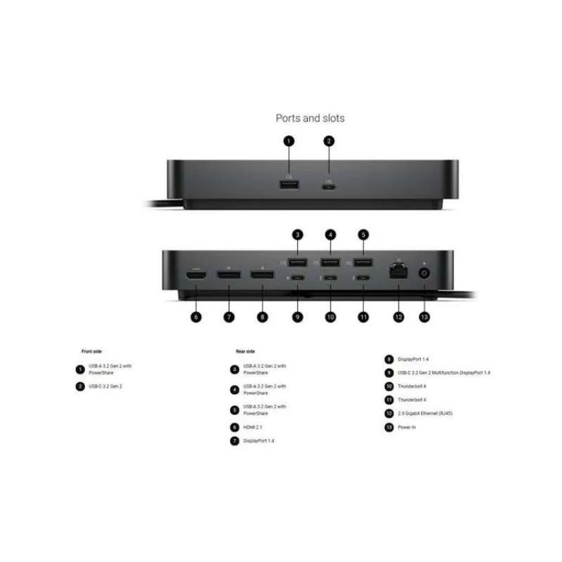 Dell Pro Thunderbolt 4 Smart Dock - SD25TB4 - 180W (210-BRFL)