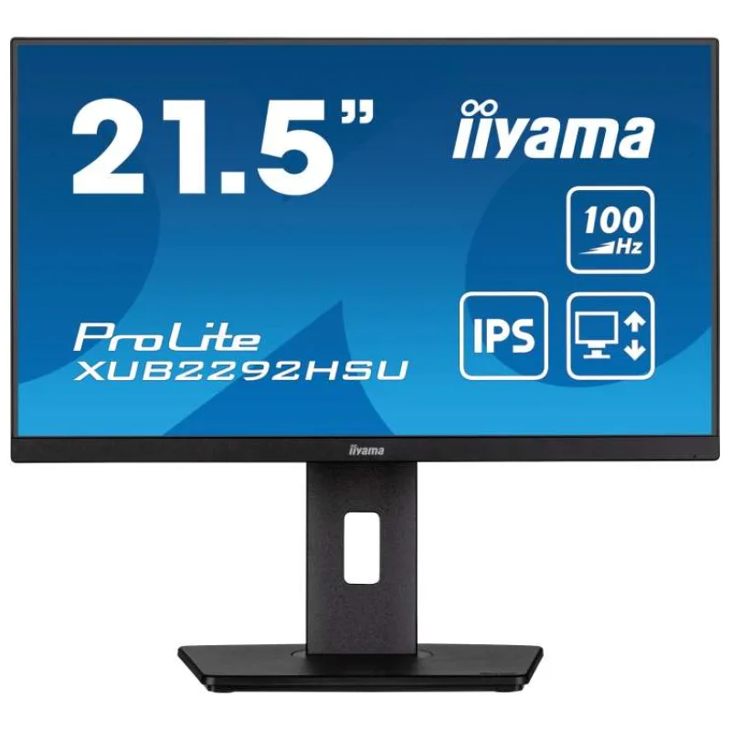 iiyama ProLite/XUB2292HSU-B6/21,5"/IPS/FHD/100Hz/0,4ms/Black/3R (XUB2292HSU-B6)