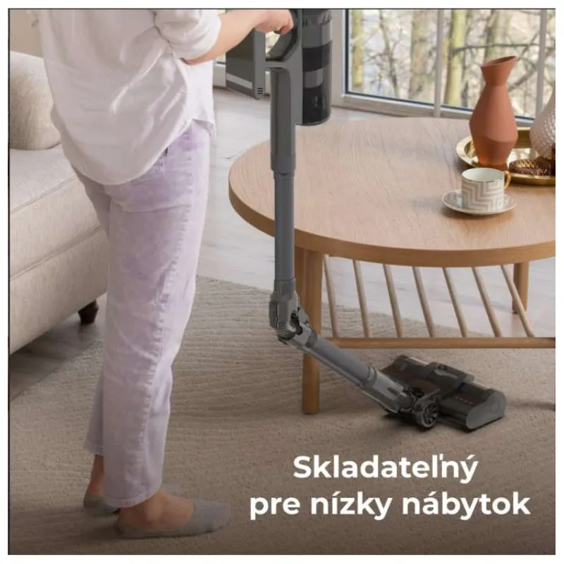 AENO Tyčový vysavač SC2, Turbo kefa, LED, AI nastavenie sacej sily, 60m (ASC0002)