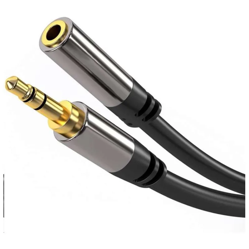 PremiumCord HQ tienený predlžovací kábel Jack 3.5mm - Jack 3.5mm M/F 3m (kjqmf3)