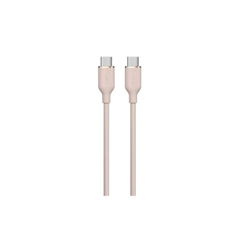 Devia kábel USB-C to USB-C Jelly Series Silicone Cable 1.2m - Pink (6938595386688)