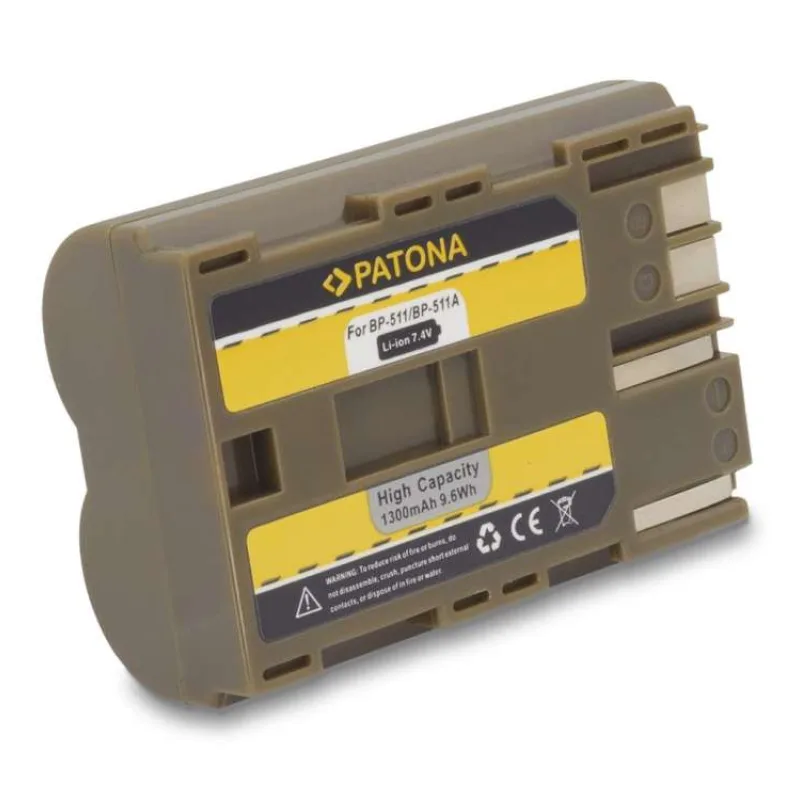 PATONA baterie pro foto Canon BP-511 1300mAh Li-Ion (PT1008)