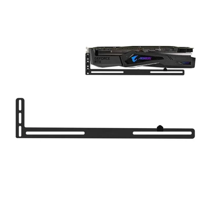 1stCOOL GPU Holder - držiak VGA hliníkový čierny (UP-H01-B)