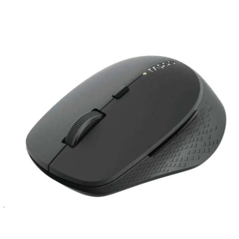 Myš RAPOO M300 Silent Wireless Optical Mouse, Multi-mode: 2.4 GHz, Bluetooth 3.0 & 4.0, čierna (6940056180483)