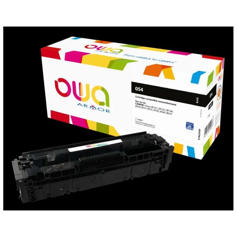 OWA Armor toner pre CANON LBP 621Cw, 623Cdw, MF641Cw, 643Cdw, 645Cx,CRG054BK,1500 ks.čierna/čierna (CRG-054BK) (K18633OW)
