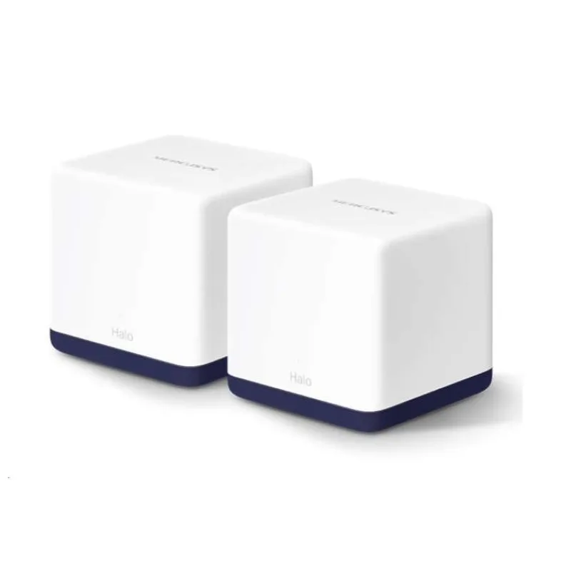 AC1900 Whole Home Mesh Wi-Fi System SPEED: 600 Mbps at 2.4 GHz + 1300 Mbps at 5 GHz SPEC: 3× Internal Antennas, 3× Gigab (Halo H50G(2-pack))