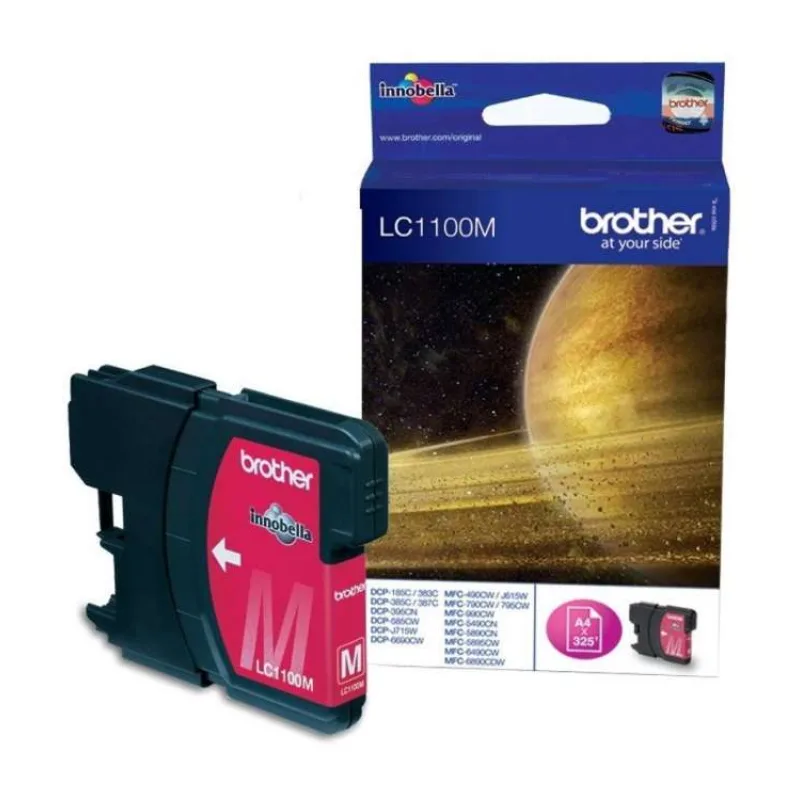 Brother LC-1100M (ink. magenta, 325 str. @ 5%) (LC1100M)