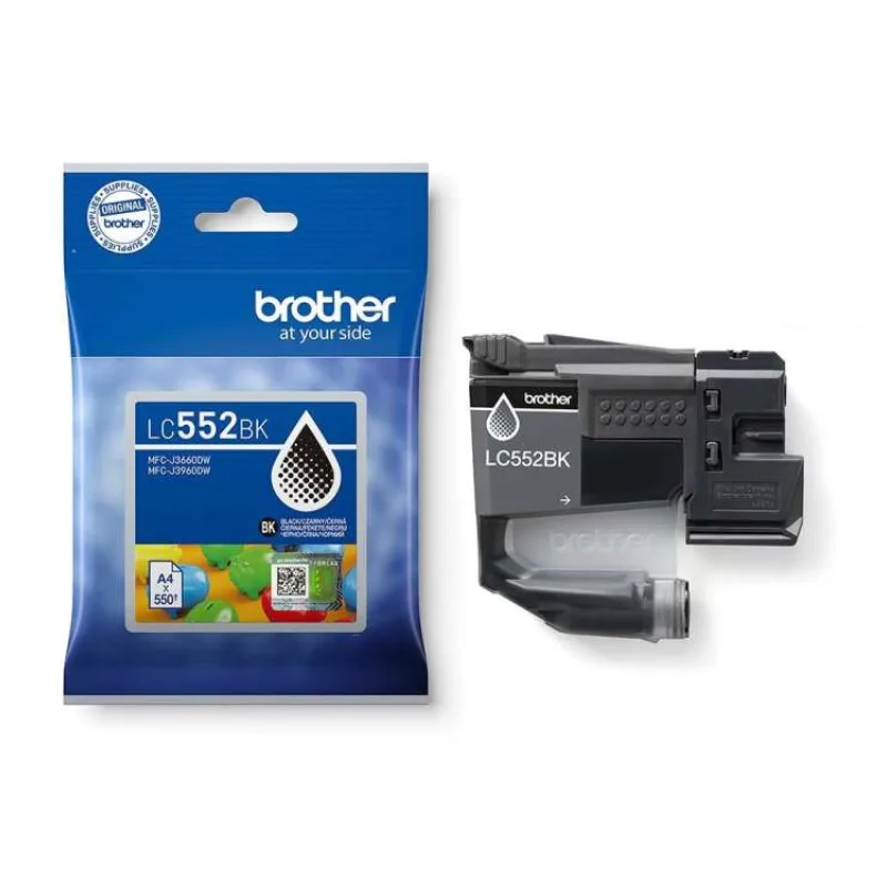 BROTHER INK LC-552BK - black - cca 550stran, pro MFC-J3660 MFC-J3960 (LC552BK)