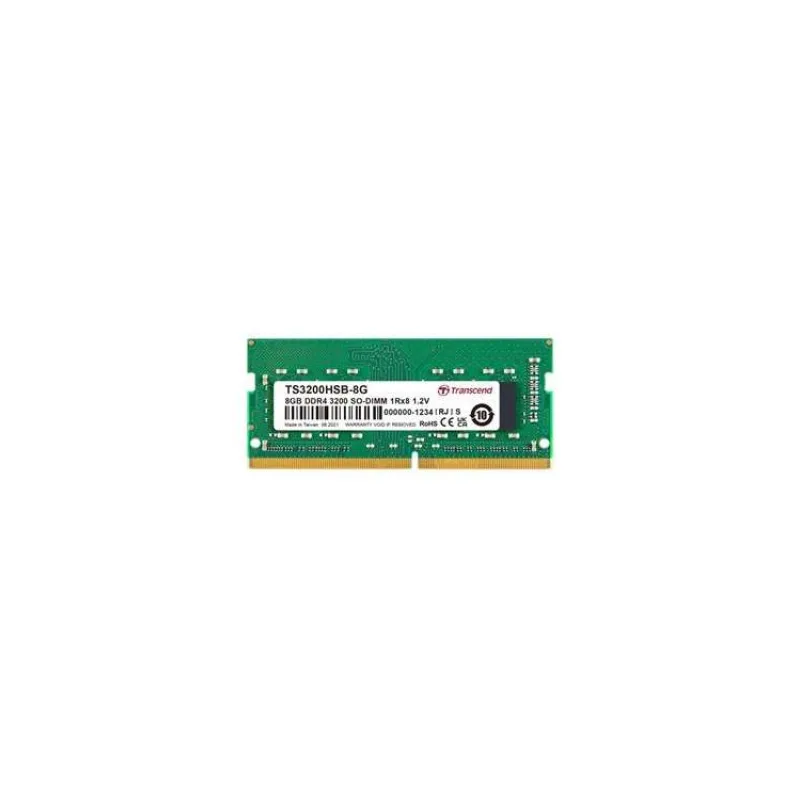 SODIMM DDR4 8GB 3200MHz TRANSCEND 1Rx8 1Gx8 CL22 1.2V (TS3200HSB-8G)