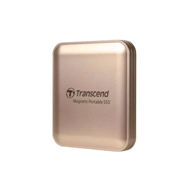 Transcend ESD420G 2TB, USB 20Gbps Type C, Externí odolný SSD disk (3D NAND flash), 2000MB/R, 2000MB/W, Magsafe, šedý (TS2TESD420G)